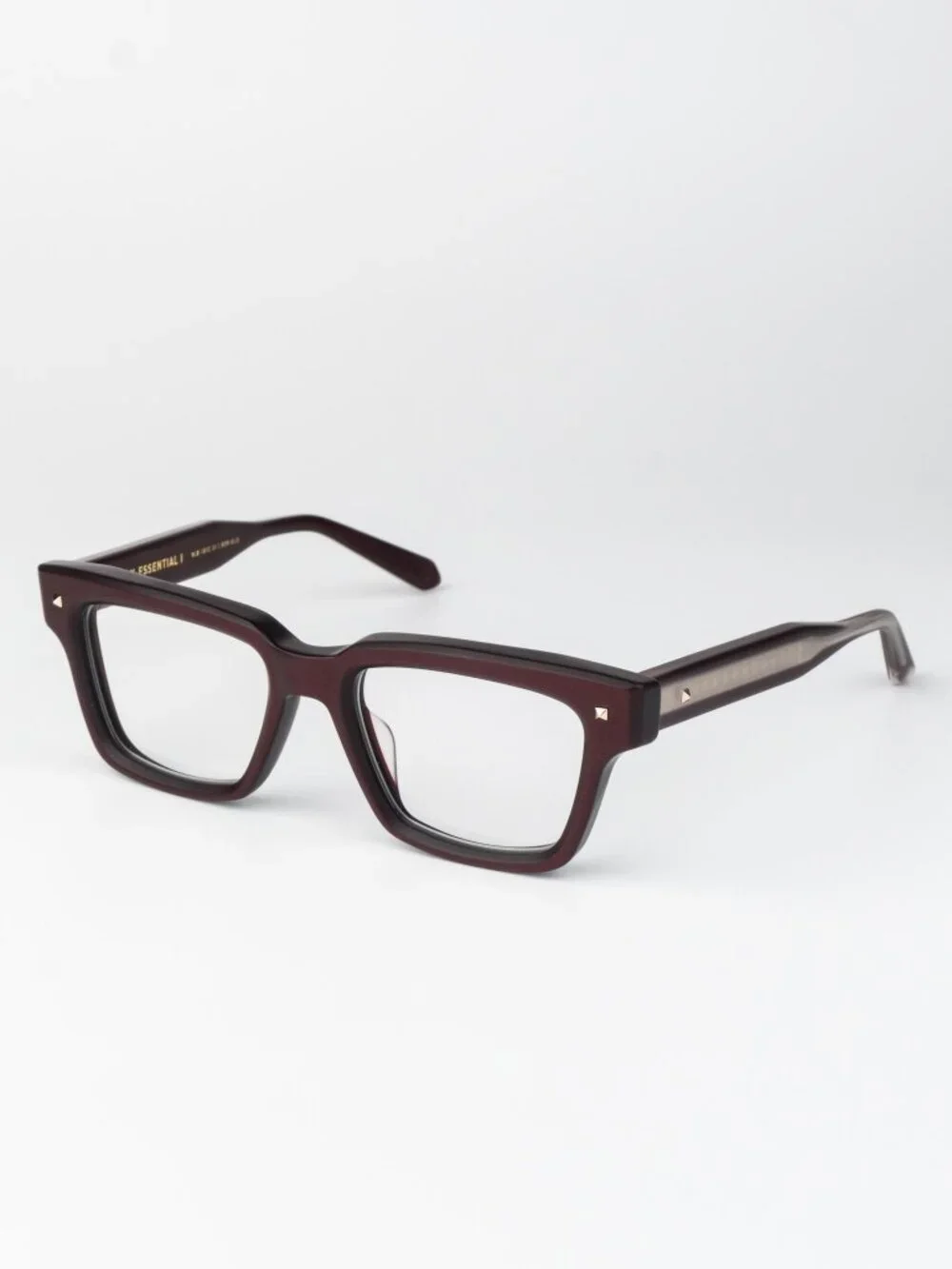 Valentino Women Eyeglasses Matte Burgundy Square V-ESSENTIAL I VLX-121 C